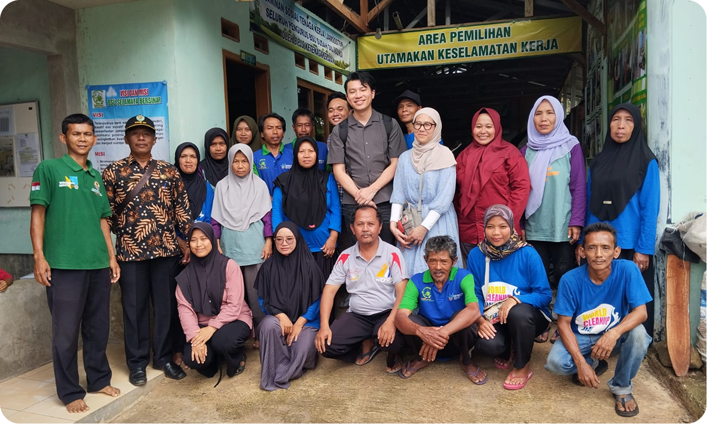 Reconnai at Bank Sampah Kartika